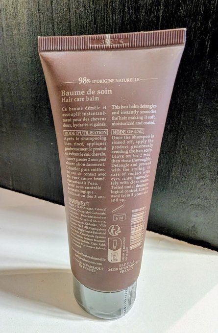 Aprés Shampooing pour Homme 98% NATUREL